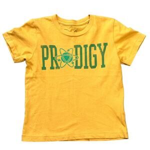 Peek Kids Yellow Green Prodigy Tee XS 2/3
